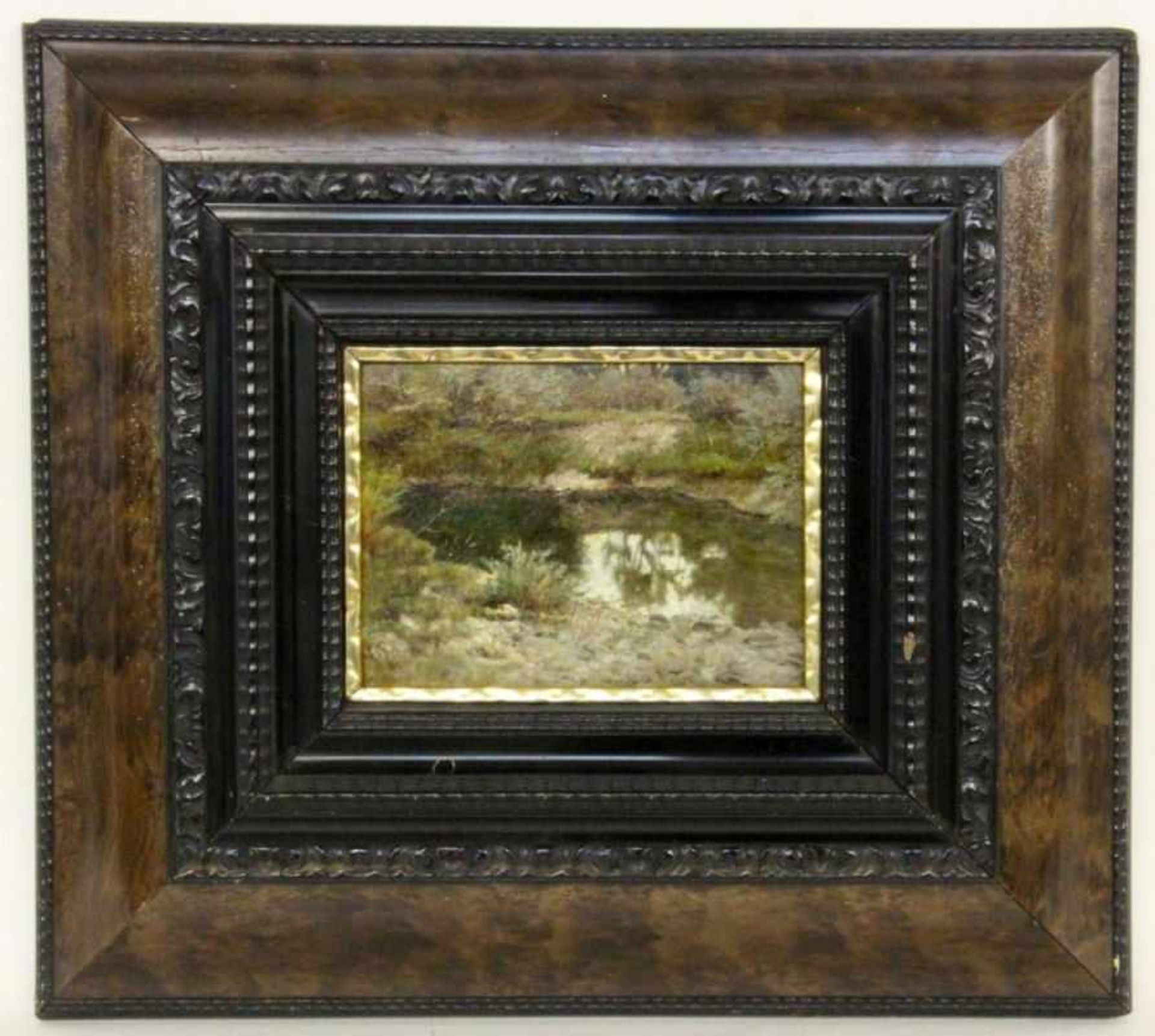 BERGEN, CARL VONCuxhaven 1853 - 1933 München Quelltopf. Öl/Holz, signiert. 16x20cm, Ra.