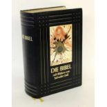 DALI, SALVADOR"Die Bibel". 1989. Ledereinband, Goldschnitt. Mit Illustrationen von Salvador Dali.