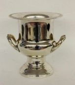 CHAMPAGNER KÜHLERLeonard Silver Plate Versilbertes Metall. Firmenmarke. H.26cm