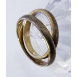 PAAR GOLDRINGE585/000 Gelbgold. Ringgr. 52 und 58. Brutto ca. 5,2gA PAIR OF GOLD RINGS 585/000