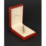 DUPONT KRAWATTENKLAMMERMetall, versilbert und vergoldet. Im OriginaletuiA DUPONT TIE CLIP Metal,