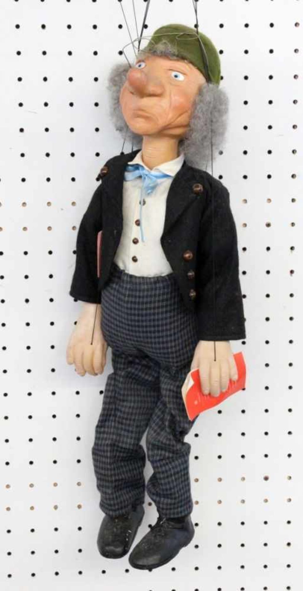 ALTE MARIONETTE "LEHRER"AN OLD ''TEACHER'' PUPPET