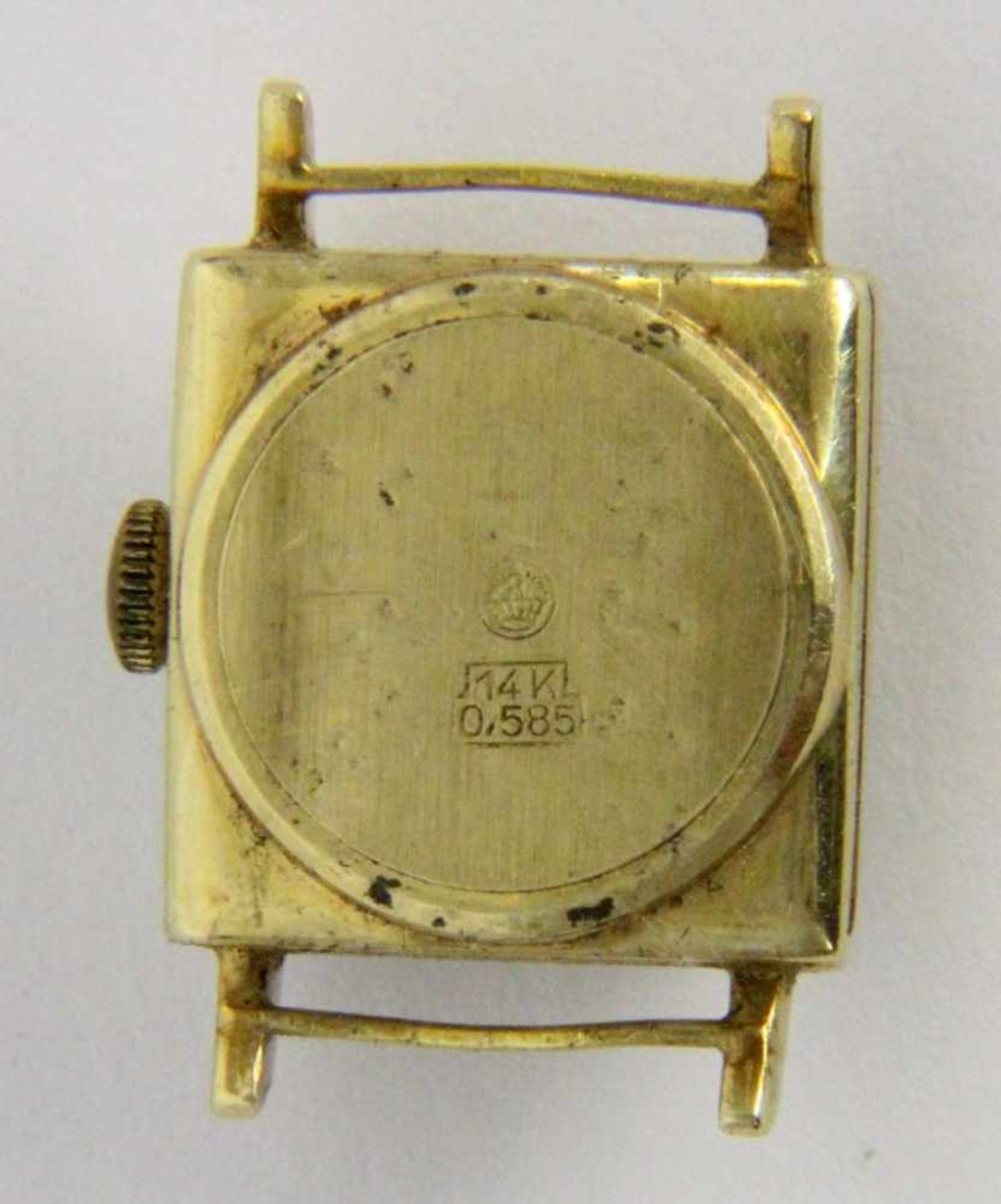 A ROXY LADIES WRISTWATCH 1950s/1960s Case 585/000 yellow gold. Mechanical movement withmanual - Bild 2 aus 2