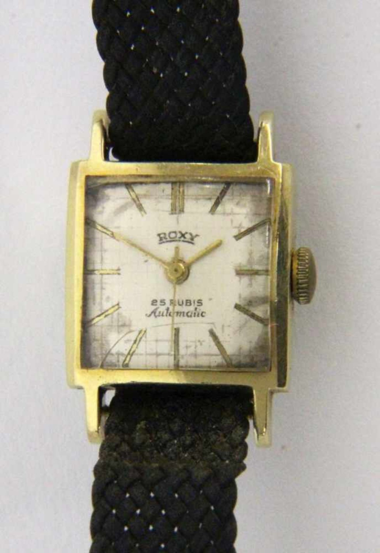A ROXY LADIES WRISTWATCH 1950s/1960s Case 585/000 yellow gold. Mechanical movement withmanual