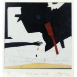 DROESE, FELIX Singen 1950 ''Wind, Wasser, Wolken''. Colour offset, 2003. Hand signed,titled and