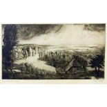 CAMMISAR, RUDOLF Strasbourg 1891 - 1983 Tubingen Original title: Oberdeutsche Landschaft.Etching,