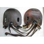 A pair of Military Postilion Saddles circa World War I for Gun Carriage