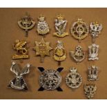 Brigade Hat Badges 1958 - 1969, a comprehensive selection Anodised Aluminium hat badges to include