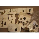 Royal Signals, RASC, RAOC and other Corps Badges, a large selection of brass, bimetallic and