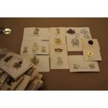 Yeomanry Badges, Staybright or Anodised Aluminium and Metal Yeomanry Hat and Collar Badges, large