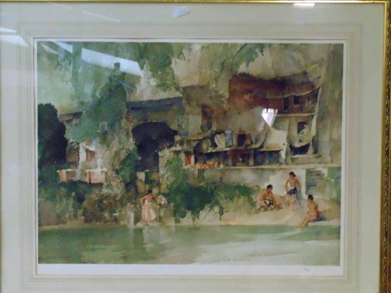 Sir William Russell flint (1880-1969) In Sunny Perigord, limited edition colour print 307/850 number