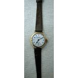 An early 20th century Military Officers Wrist Watch, by Favre Leuba and Co., circular white face