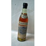 J+F Marte,l Three-Star Very Old Pale Cognac, 70% Proof, spring cap, one bottle, approx 50cl, level