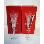 A set of ten Waterford Crystal Wine Glasses from The 12 Days of Christmas Collection, Limited