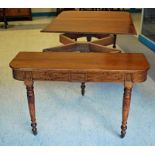 An early 19th century mahogany concertina action extending Dining Table in Gillows Style, rounded