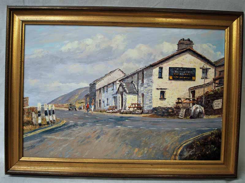 Nancy Bailey (1913-2012), Kirkstone Pass Inn, Scene of the Famous Lakeland Pub, oil on canvas,