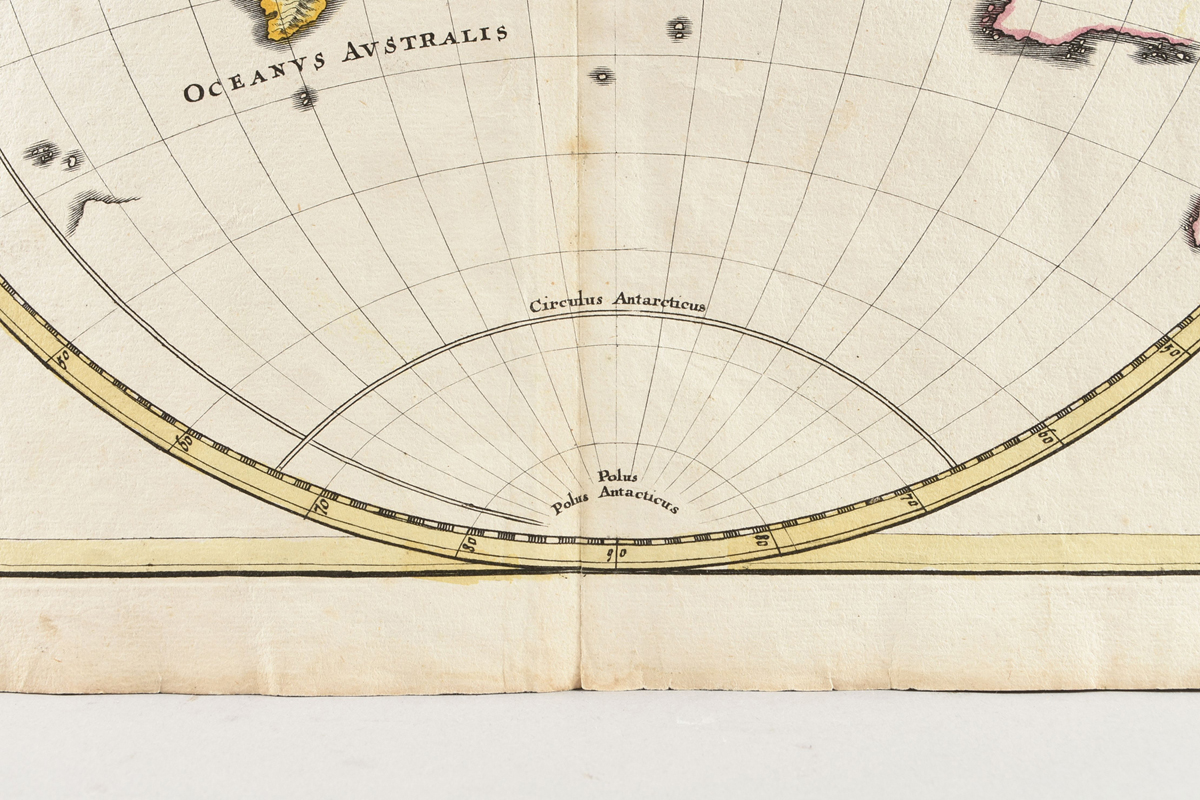 TWO ANTIQUE MAPS, "Orbis Terrarum veteribus cogniti Typus admentem veterum Geographorum - Image 9 of 14