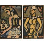 after GEORGE ROUAULT (French 1871-1958) A PAIR OF PRINTS, "Dors, Mon Amour (Sleep my Love)," AND "