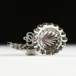 A SET OF SIX GORHAM - DURGIN STERLING SILVER LILY PAD DISHES, AMERICAN, 1931-1940, the leaf form