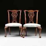 A GROUP OF EIGHT BAKER, KNAPP & TUBBS MAHOGANY DINING CHAIRS, AMERICAN, CIRCA 1976, comprising six