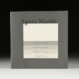 AGNES MARTIN (Canadian/American 1912-2004) A PORTFOLIO BOOK WITH PRINTS, "Paintings and Drawings