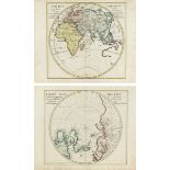 TWO ANTIQUE MAPS, "Orbis Terrarum veteribus cogniti Typus admentem veterum Geographorum