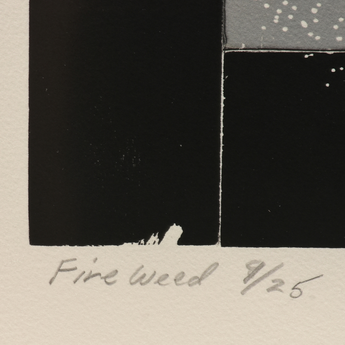 JOHN BUCK (American b. 1946) A PRINT, "Fireweed," 1992, color woodblock print on paper, signed L/ - Image 4 of 16