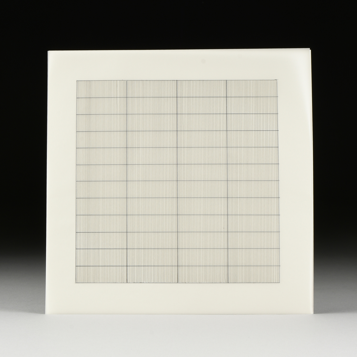 AGNES MARTIN (Canadian/American 1912-2004) A PORTFOLIO BOOK WITH PRINTS, "Paintings and Drawings - Image 13 of 15