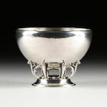 A GEORG JENSEN STERLING SILVER BOWL, DESIGNER GUSTAVE PEDERSEN (Danish 1895-1972) PATTERN 584B,