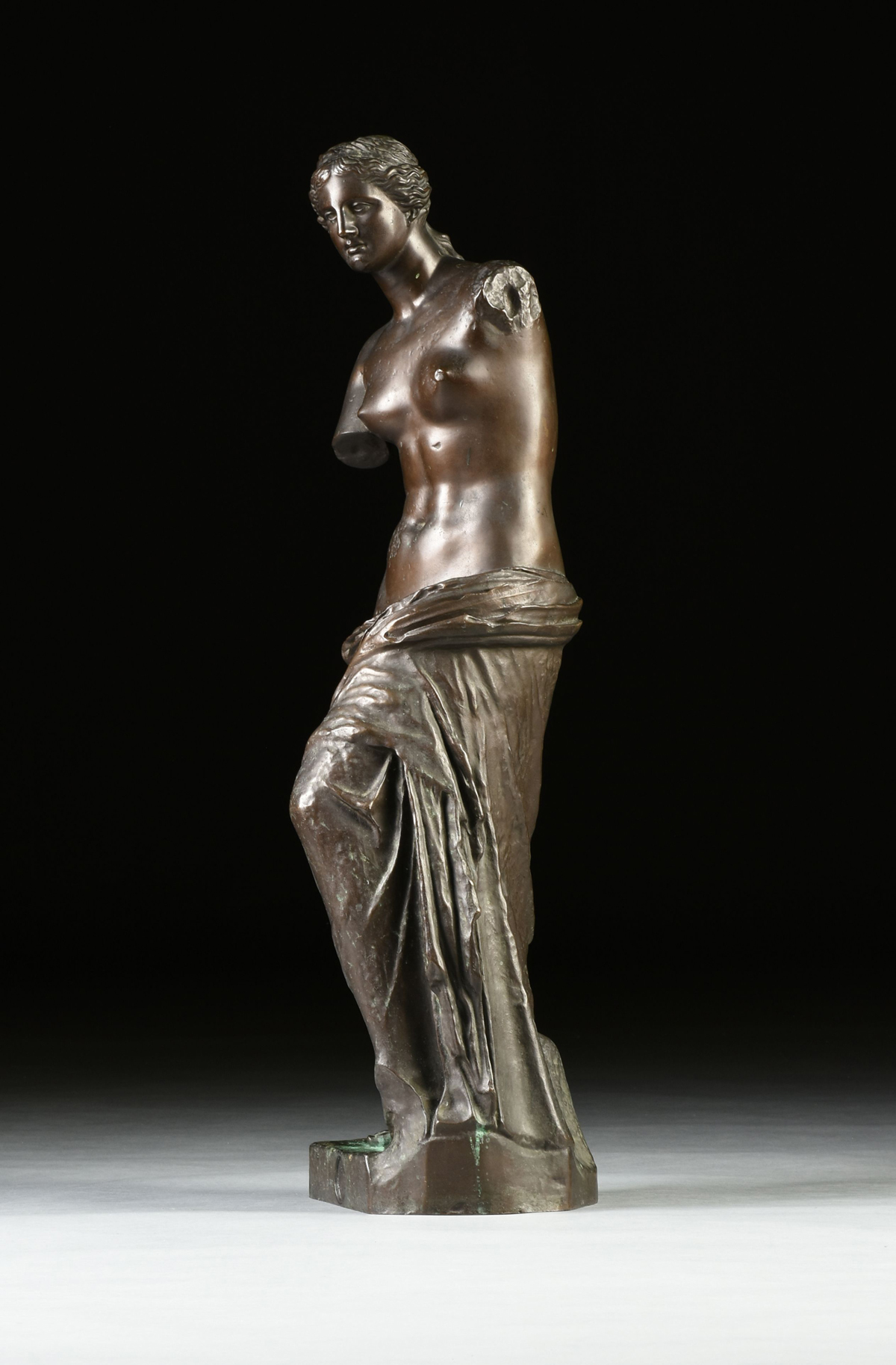 A FRENCH BRONZE VENUS DE MILO, AFTER THE ANTIQUE, BY THE RICHARD, ECK & DURAND FOUNDRY, 1838-1844, a - Image 12 of 13