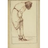 ARMANDO GARCIA NUÑEZ (Mexican 1883-1965) FIVE DRAWINGS, respectively pencil, sanguine pencil and