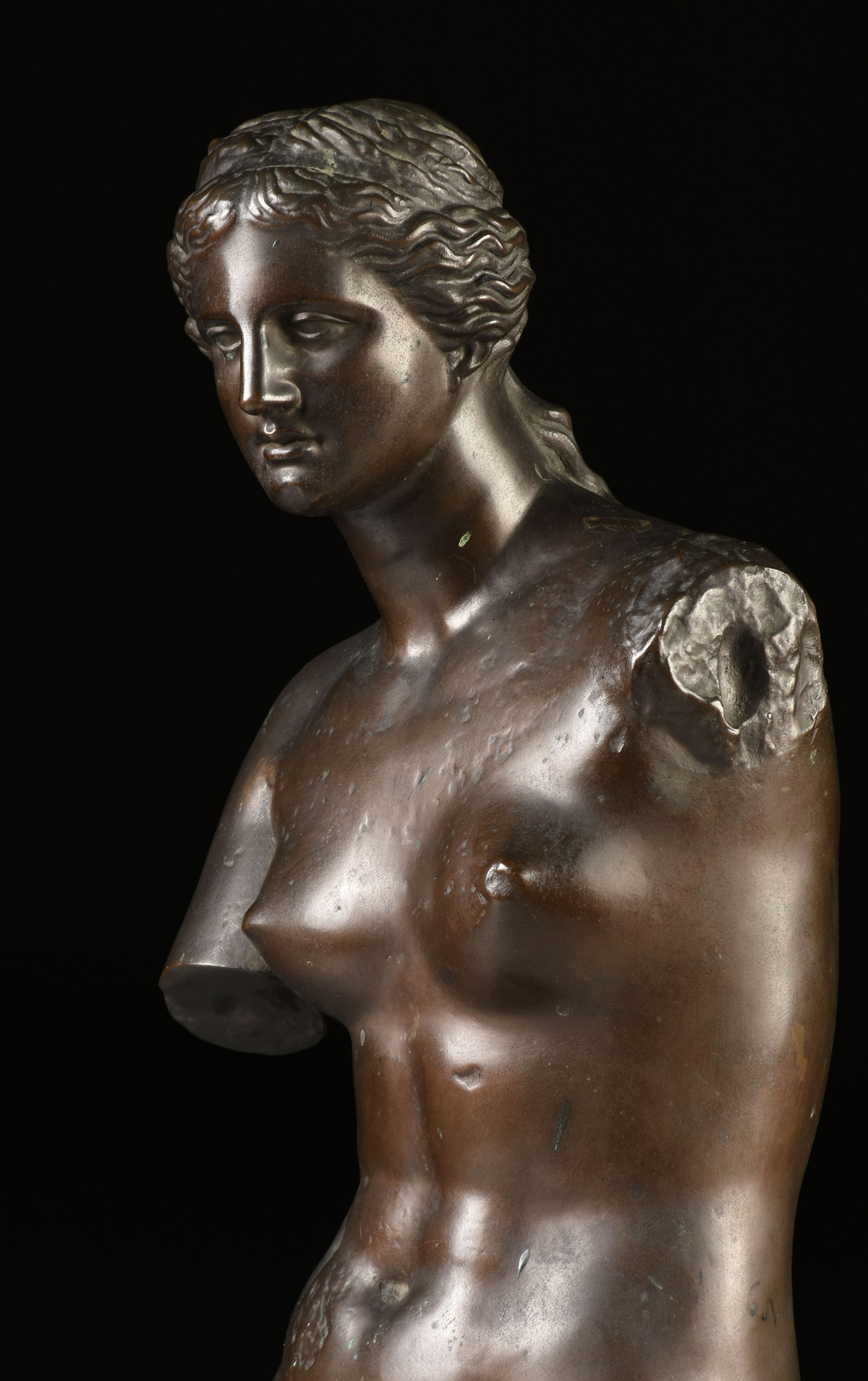 A FRENCH BRONZE VENUS DE MILO, AFTER THE ANTIQUE, BY THE RICHARD, ECK & DURAND FOUNDRY, 1838-1844, a - Image 13 of 13