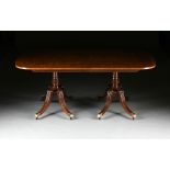 A VINTAGE BAKER FURNITURE DINING TABLE, CIRCA 1976, a neoclassical style dining table with a