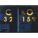 ROBERT COTTINGHAM (American b. 1935) A PRINT, "C. & O.," 1989, color lithograph on paper, signed and