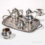 Five-piece Frank Smith Sterling Silver Tea and Coffee Service, Massachusetts, first half 20th