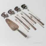 Twenty-nine Pieces of Danish Tableware, Denmark, mid-20th century, twenty-five pieces of George