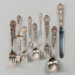 Tiffany & Co. "Renaissance" Pattern Sterling Silver Flatware Service, New York, 1902-07,