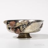 Gorham Sterling Silver and Mixed Metal Bowl, Providence, last quarter 19th century, in the