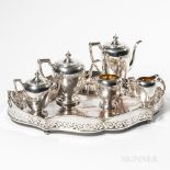 Five-piece Reed & Barton Sterling Silver Tea and Coffee Service