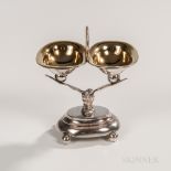 Continental Silver Double Salt Cellar