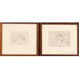 George Chinnery (British, 1774-1852) Two Framed Sketches