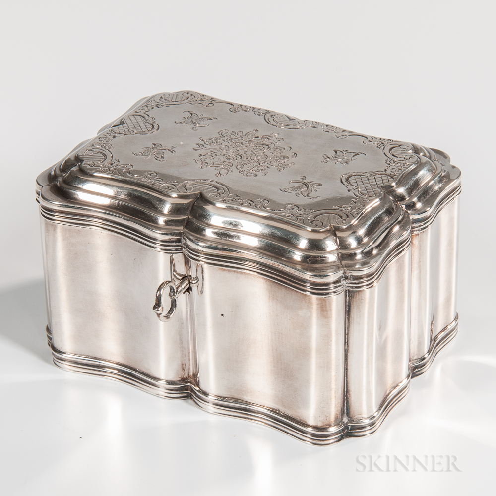 Dutch .934 Silver Tea Canister