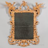 George III Carved Giltwood Mirror