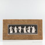 Wedgwood Black Jasper Dip Dancing Hours Plaque