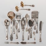 150 Pieces of German Silver Flatware