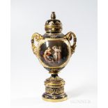 Fischer & Mieg Porcelain Covered Urn