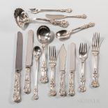 Tiffany & Co. "English King" Pattern Sterling Silver Flatware Service