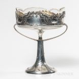 German Jugendstil .800 Silver Compote