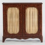 Kingwood- and Walnut-veneered Cabinet