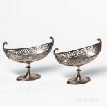 Pair of George V Sterling Silver Sauceboats